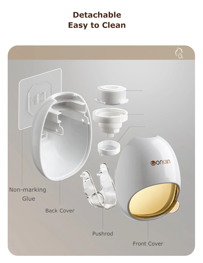 Wall Mounted Toothpaste Dispenser Automatic Tube Press Squeezer Toothpaste description image 8