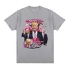 Funny Donald Trump Stealing My Heart Guilty T-shirt Men's and Women's High Quality Soft Casual Short sleeved T-shirt Unisex 6