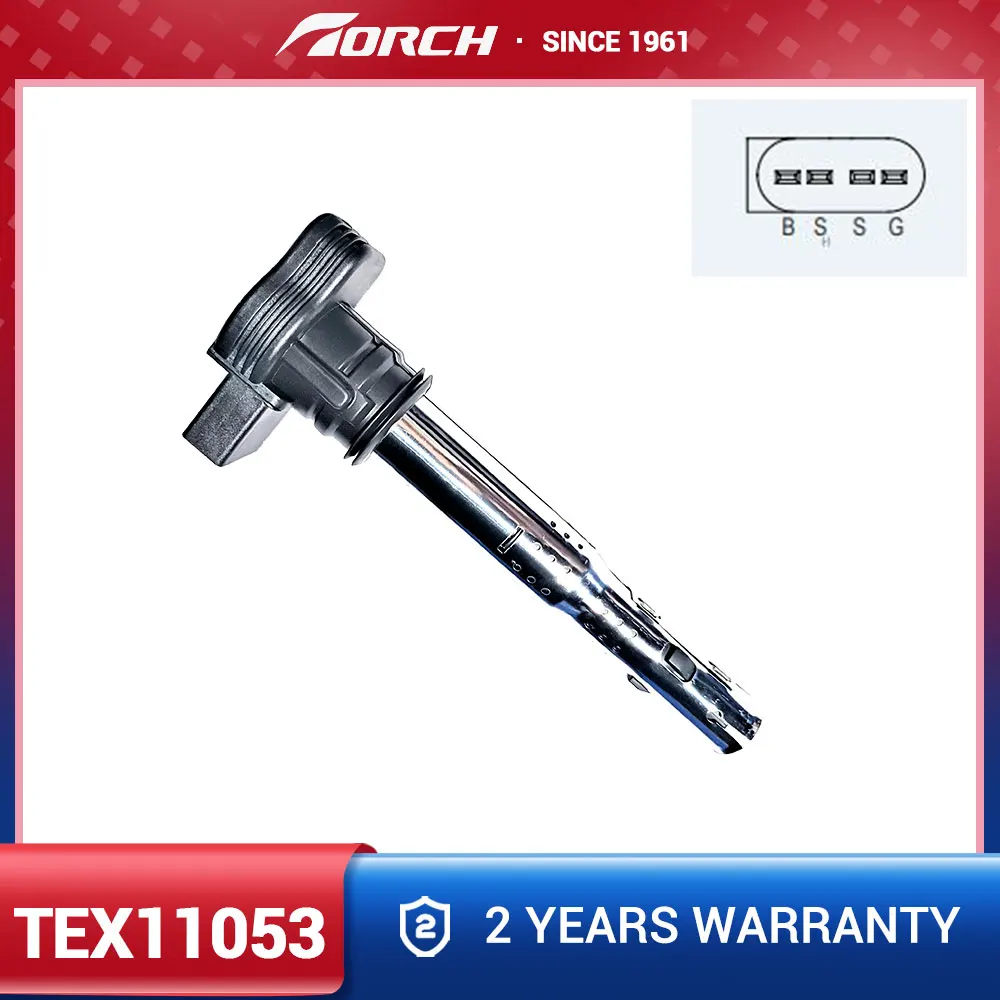 High Quality Ignition Coil Torch Tex11053 Replace For Vw 07k905715