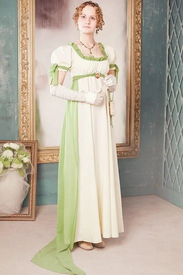 high waistline dress Regency Era Second Empire Red Victorian Jane Austen Elizabe you cant wrong with this cute dress Victorian High Waistline Regency Summer
