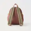 Portable Little Apple Backpack Embroidery Sweet School Bag Lightweight Large Capacity Travel Bag 3