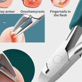 발톱깎이 손톱 교정 두꺼운 손톱 자란 발톱 집게 각질 네일 아트 페디큐어 케어 플라이어 커터 가위 도구