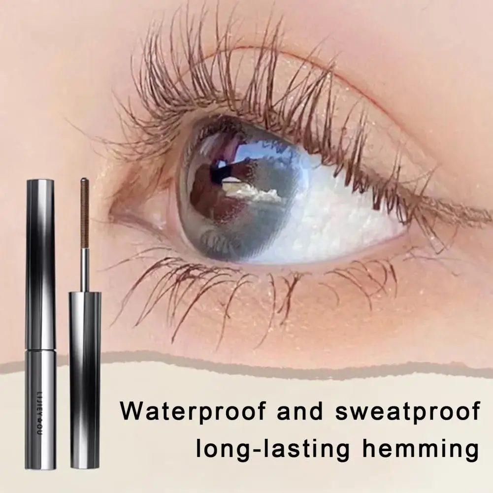 3D Curling Lash Mascara Non-Smudge Long Lasting Extension Eyelashes Setting Waterproof Liquid Mascara Makeup Tool