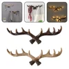 1x Deer Antler Hook Wall Hook/clothes Hanger Towel Hook Resin Christmas Home Decoration Hats Coats Robes Scarves Bags Hook 1