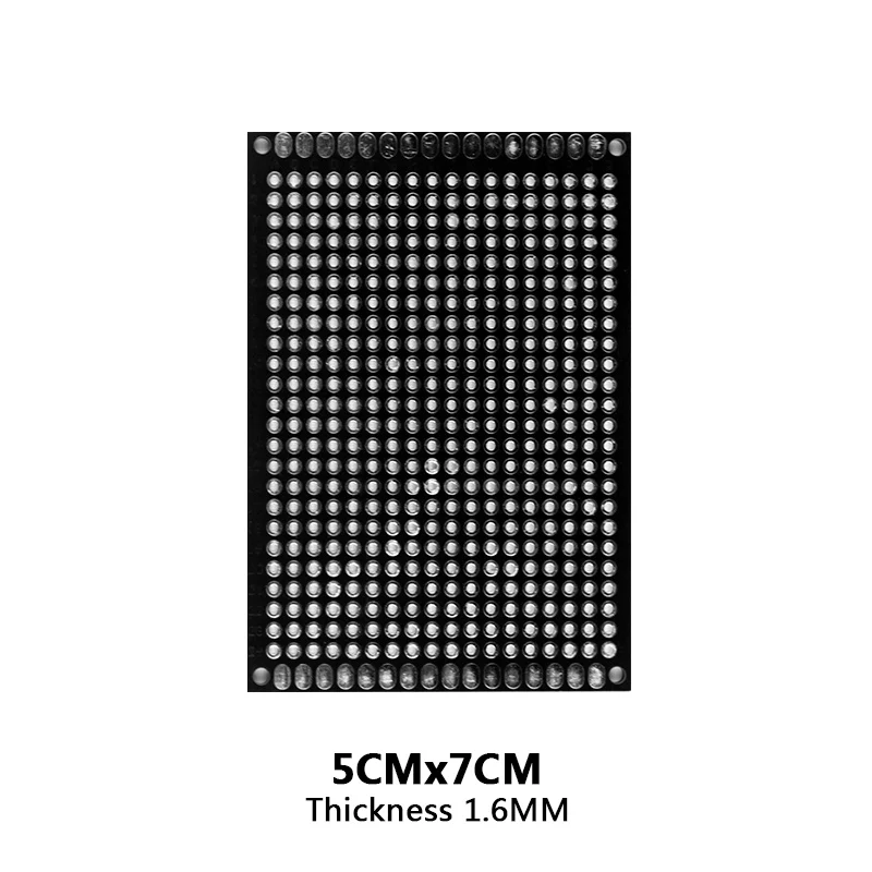 PCB Board Prototype Board Black Double Side Circuit Boards 3x7 5x7 7x9 8x12 9x15cm DIY Electronic Kit 5/10PCS