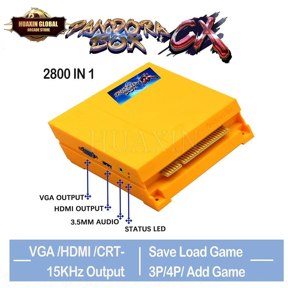 Pandora Box Cx Original 2800 Games In 1 Pcb Game Board Arcade Jamma Version Pandora Box Arcade CX Pandora Box Arcade JAMMA