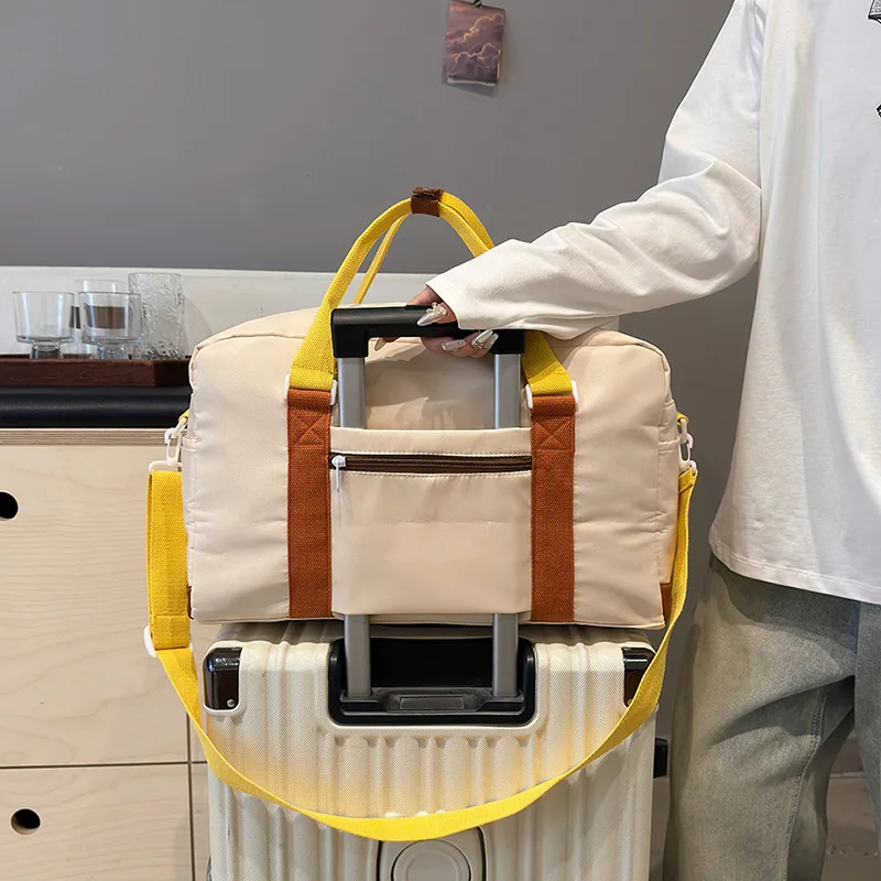 도파민 피트니스 토트백: 여성을 위한 넓은 습식/건식 요가 가방 ? 주말 여행 및 체육관에 적합한 가벼운 휴대용 더플백
