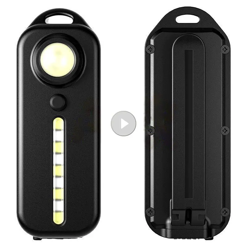 

Small Warning Light Plastic Outdoor Lantern Convenient Running Lamp Type-c Charging Backpack Light Life Waterproof Work Light