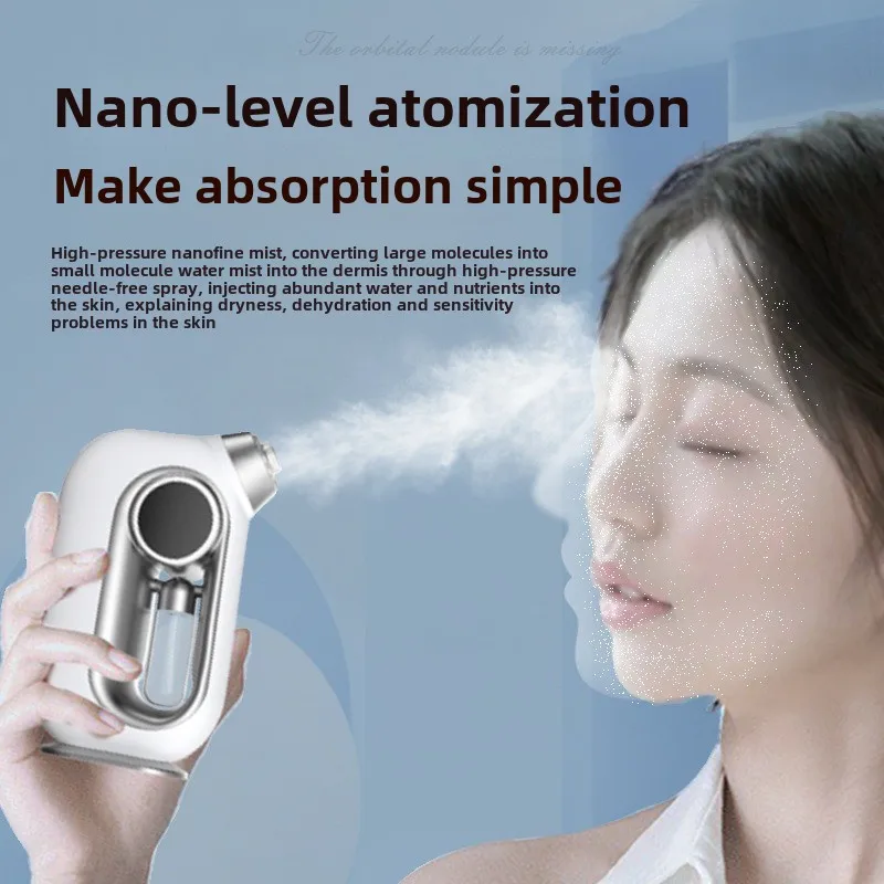 Blue Light Oxygen Injection Instrument Household Nano Spray Water Supplement Instrument Cold Water Spray Oxygen