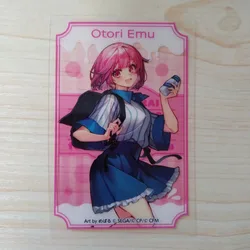 Project Sekai Colorful Stage - Exclusive Transparent Card: Nightcord Akiyama Mizuki Collectible - 10CM - Copy unofficial (Otori Emu)