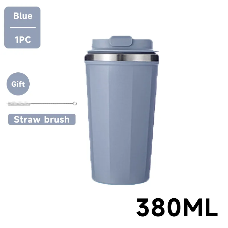 thumbnail image 1 of 304 Stainless Steel Coffee Cup Mug With Lid Insulated Coffee Mug Double Wall Coffee Tumbler With Handle Heat-resistant Drinkware, 1 of 5