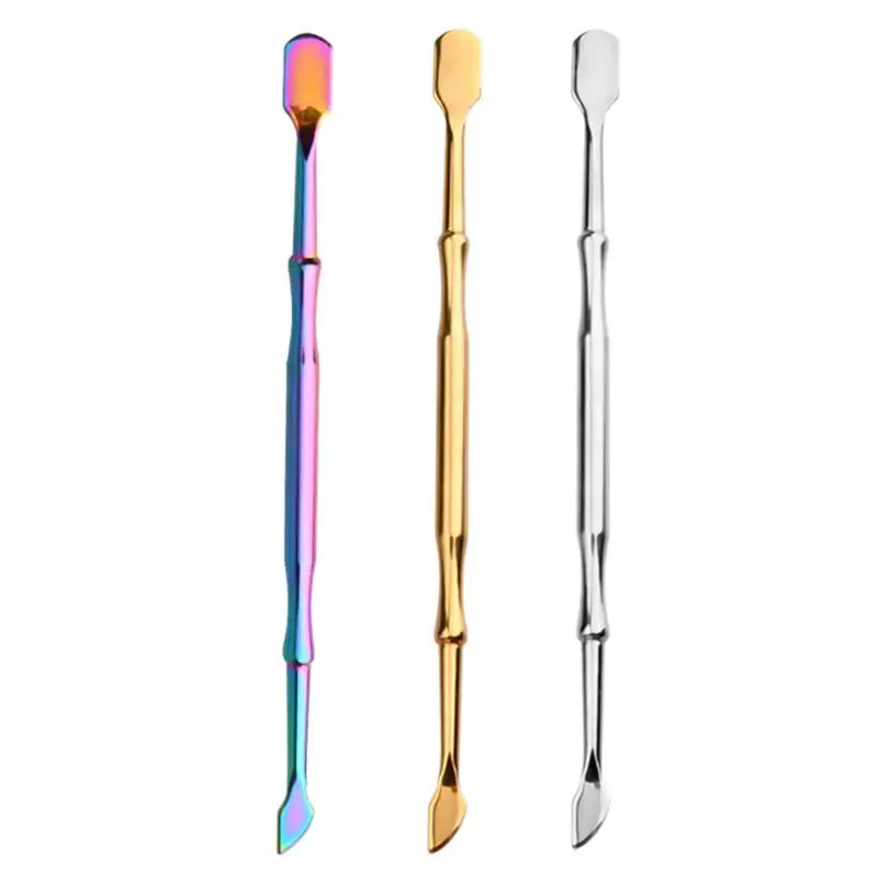 

Set Double-ended Cuticle Pusher Dead Skin Remover Manicure Nail Art Steel Pusher Nail Push Armor Manicure Care Tools