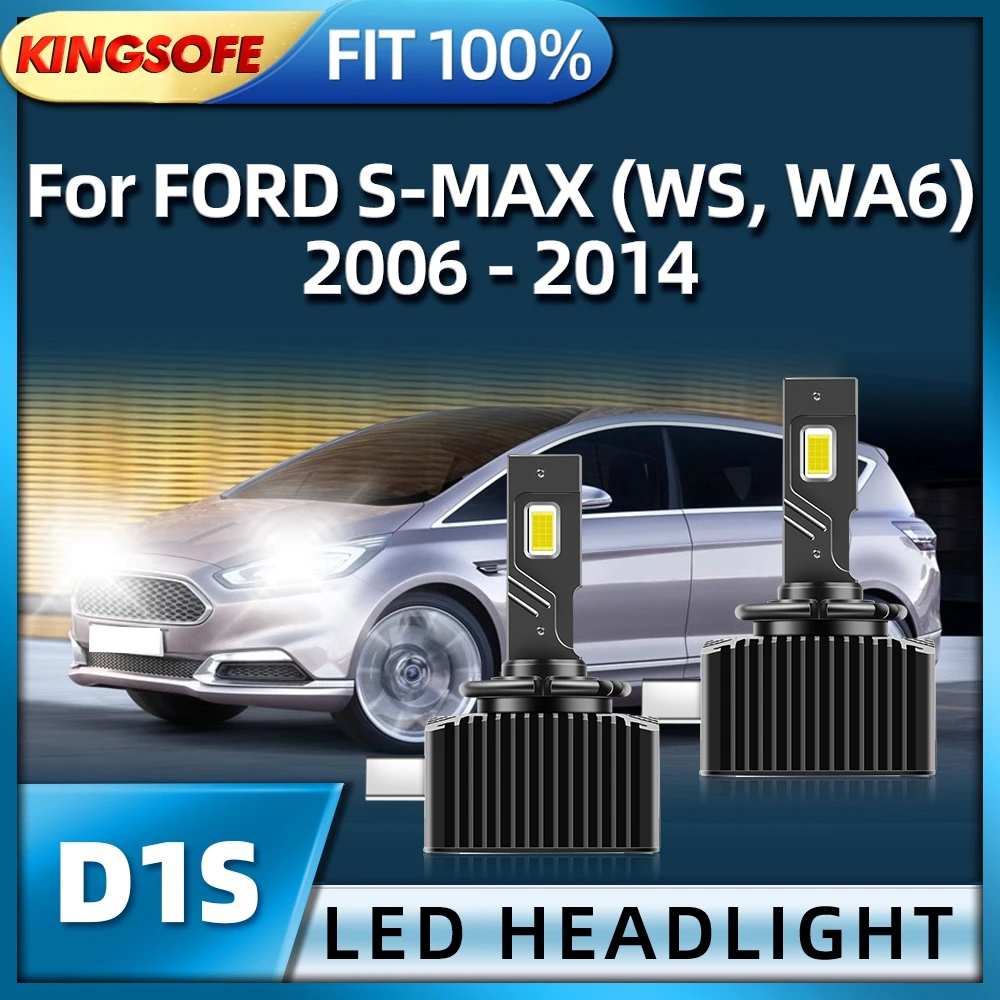 

Roadsun D1S LED Headlights HID 40000LM CSP Chip 6000K For FORD S-MAX (WS, WA6) 2006 2007 2008 2009 2010 2011 2012 2013 2014