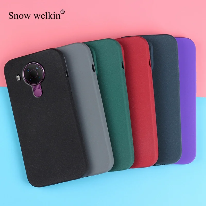 Premium Sand Matte Shockproof Soft Silicone Case - Full Protection - Phone Cover