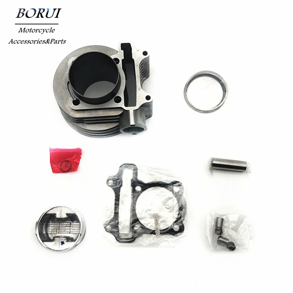 

Motorcycle Performance Parts 61mm Big Bore Engine Cylinder Kit Piston Ring Set For GY6 150CC To 200CC Moped Scooter ATV Pit Bike