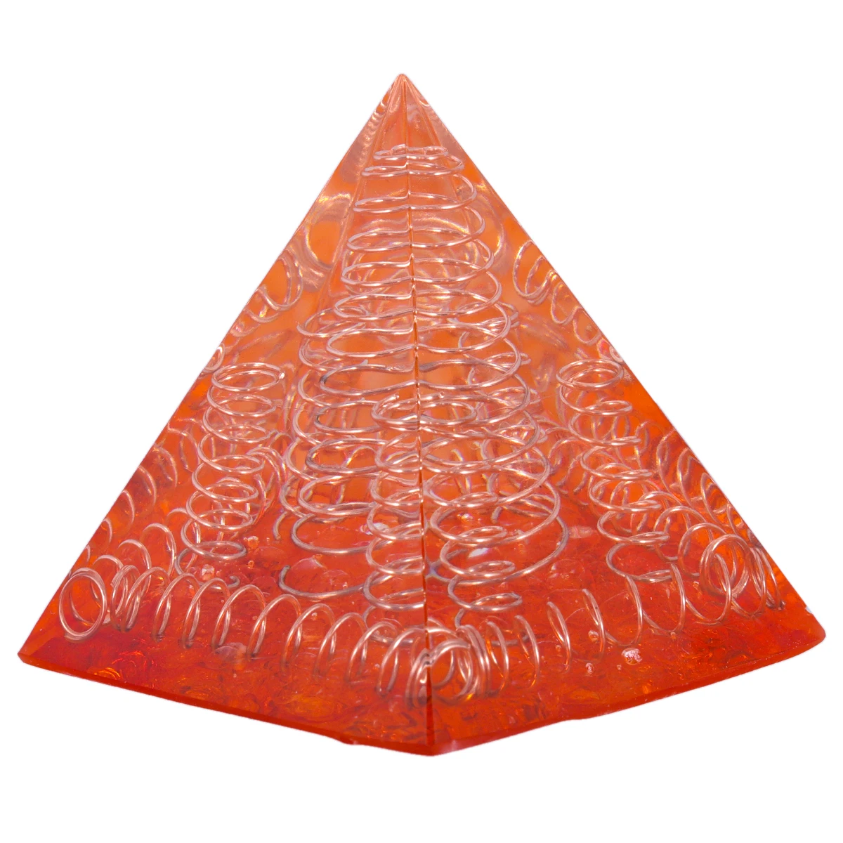 Natural Rock Quartz Chip Stones Orgone Pyramid For Protection Meditation Yoga Reiki Healing Generator Chakra Balancing