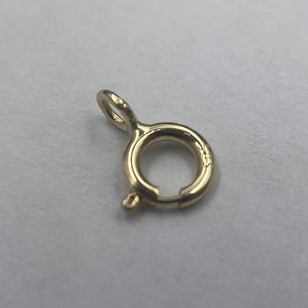 10 Chiusure A Moschettone Oro 18K Per Gioielli – Piccole, Leggere, In Ottone, Per Collane E Bracciali