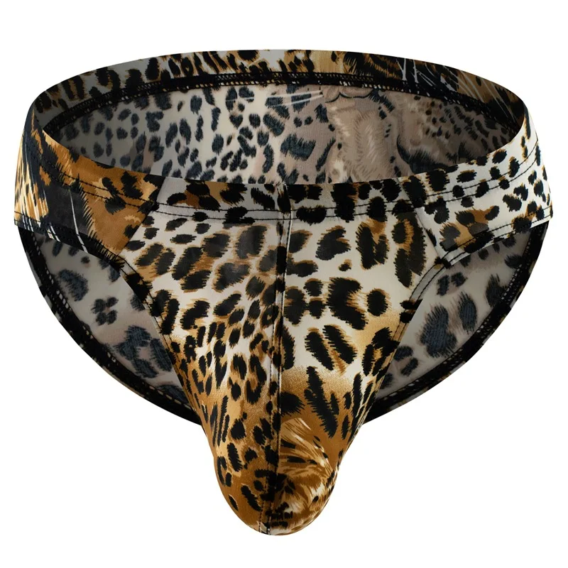 Para Hombre Perizoma Leopardo Ropa Interior Sexi Para Hombre