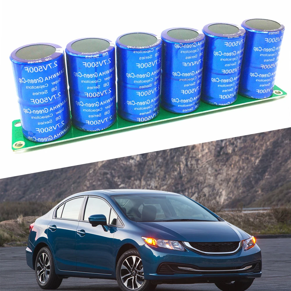 Automotive Super Capacitor Rectifier Module 2.7V500F Single Row Supercapacitor 16V83F with Balance Plate Circuit Plate for Car