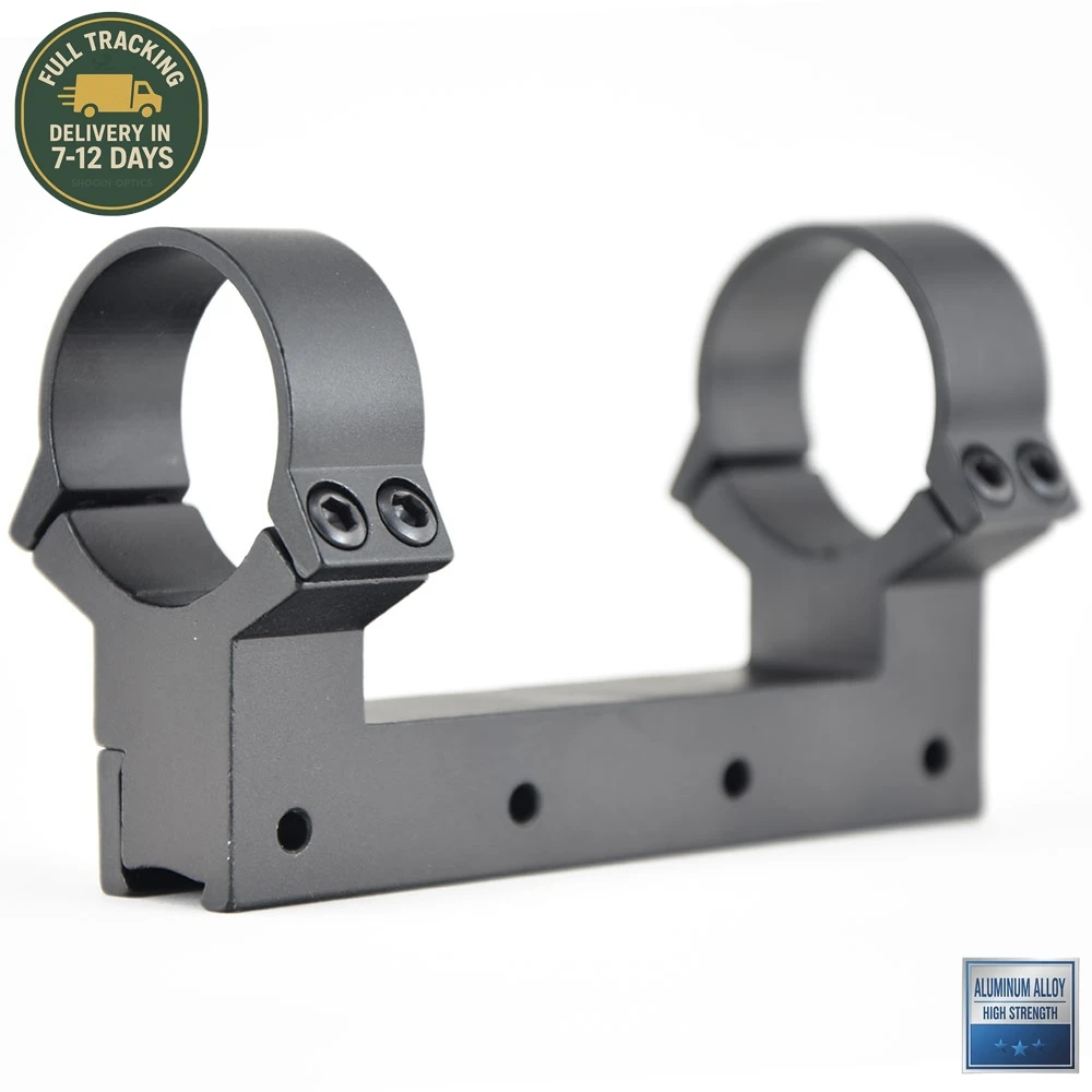 Shooin Optics Mount Ring 25.4mm 30mm Tube 11mm Dovetail 20mm Weaver Base