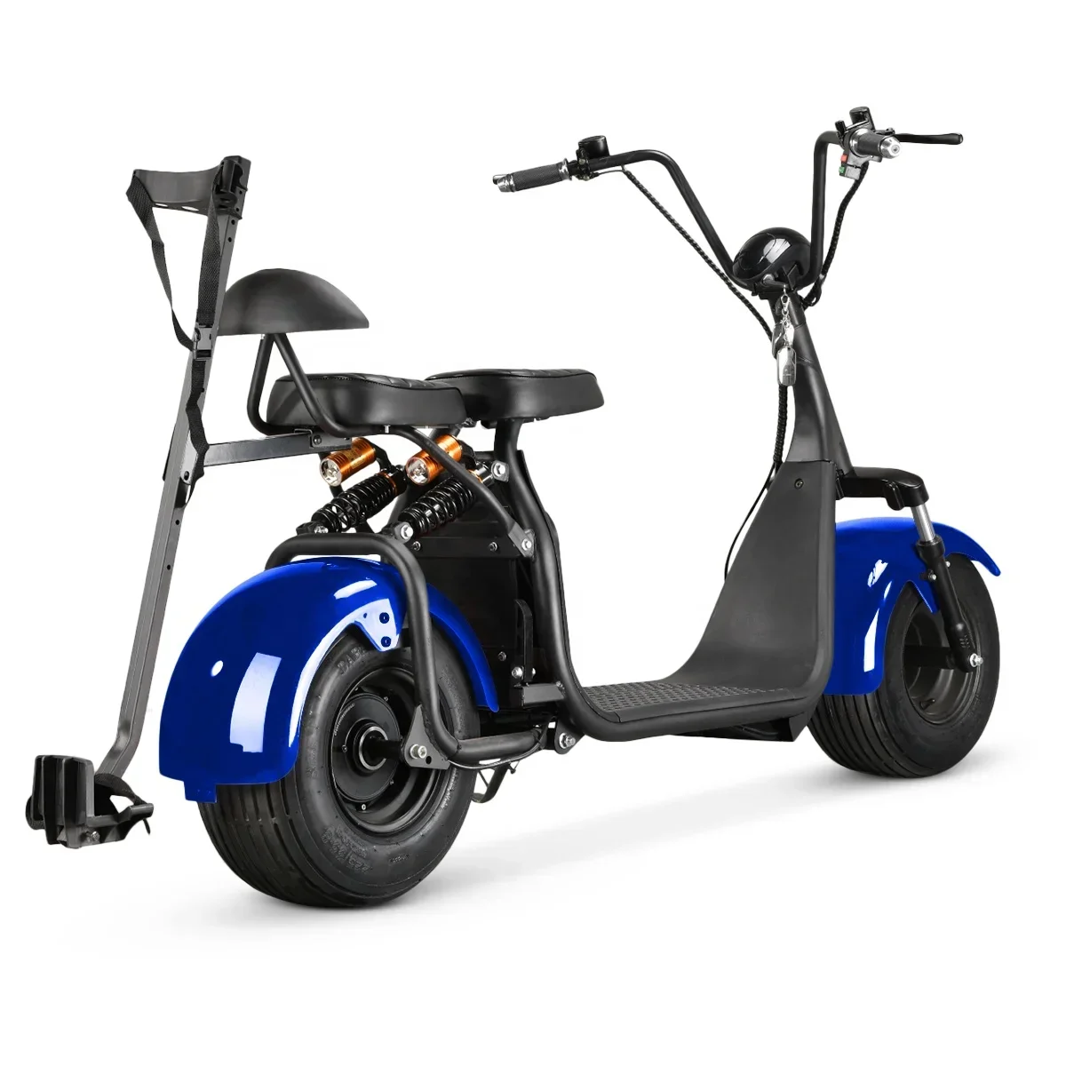 

SoverSky 2000w Electric Golf Scooter 2 seat Fat Tire Carts Motorcycle Ebike US warehouse rack