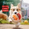 S29f5d51cef6c4cedbab41df59005ecb8i.jpg New Interactive Dog Toys Puzzle Electric Plush Jumping Ball USB Rechargeable Clown Cartoon Dog Training Toy Piggy Pet Product