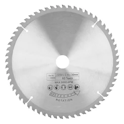 (Support batch)Wood Drive Carbide Circular TCT Cutting Disc for Metal Wood Plastic 254*30mm 60 Teeth Reciprocating Saw Blades