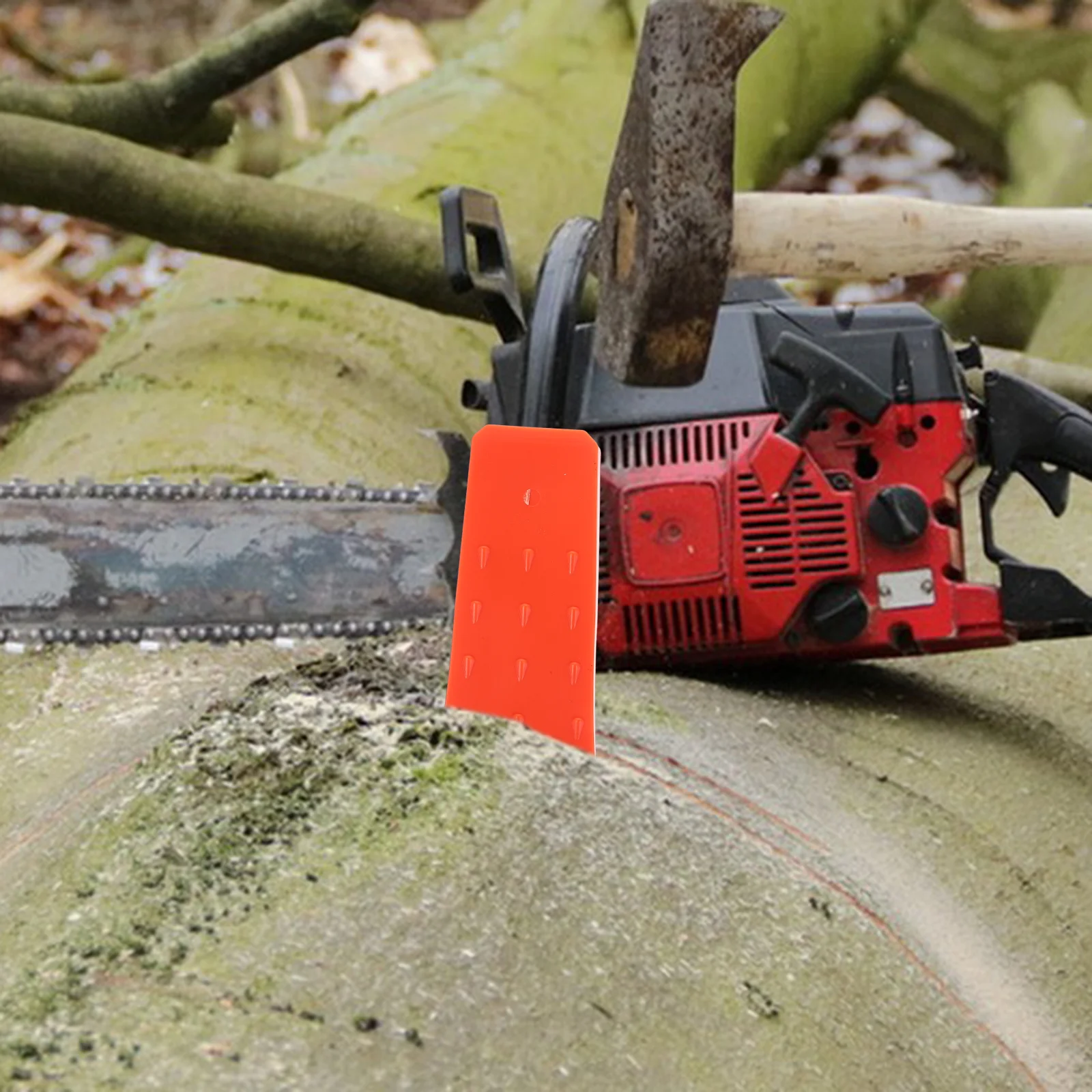 2 Pcs Felling Wedges For Cutting Logging Chainsaw Tools Plastic Wedge With Spikes Garden Tools Forestry Supplies