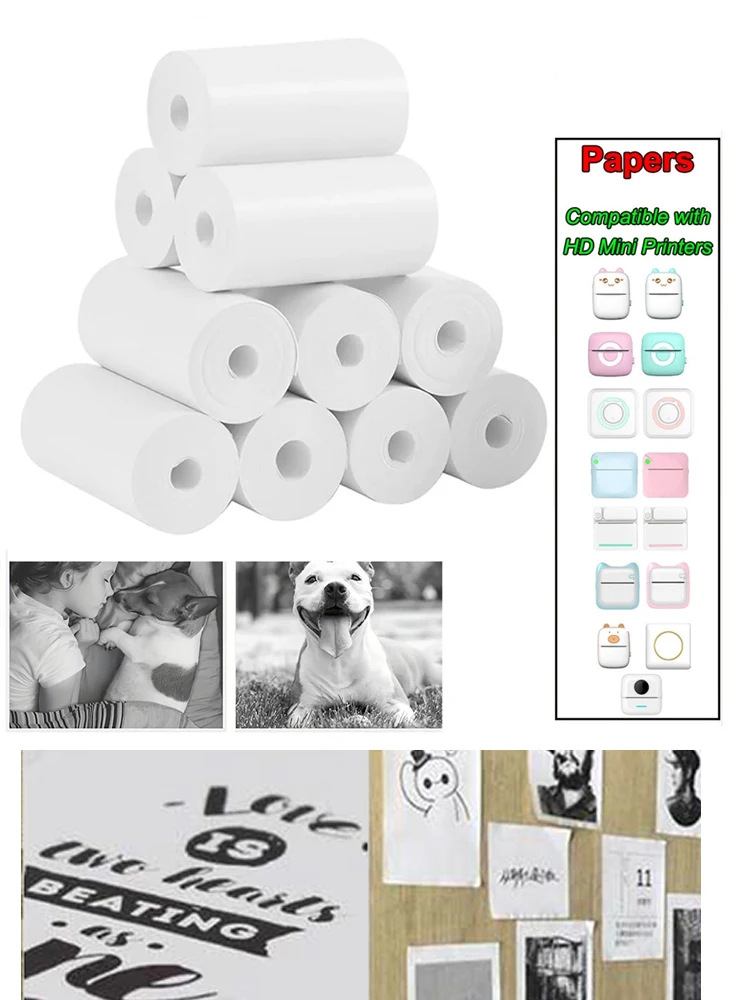 Description Picture 3 of itemMini Printer Paper, Thermal Paper, Printable Stickers for Pocket Thermal Printers