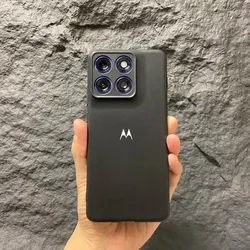 Luxury Slim Matte Protective Phone Case Cover - Moto G47 Power (Black)