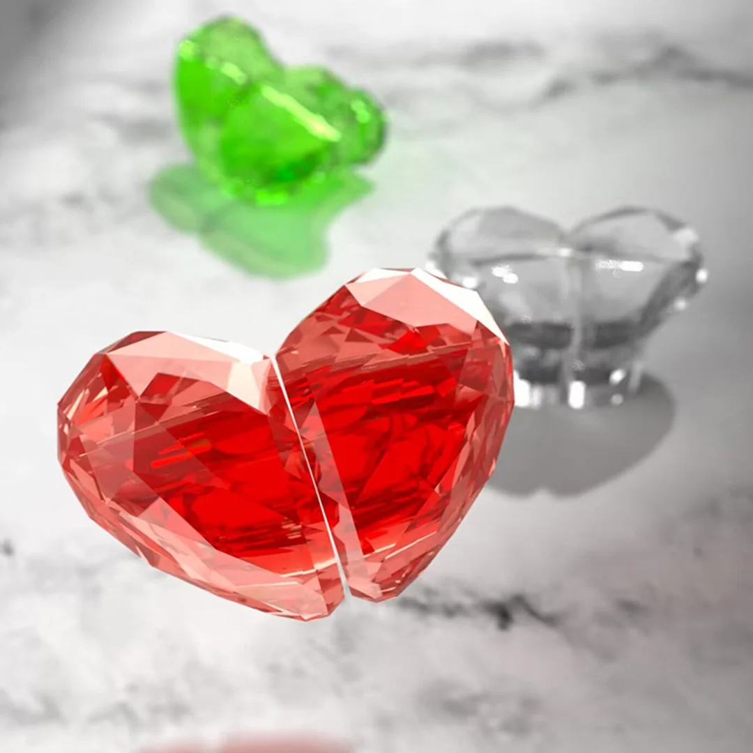 Love toilet press toilet water tank button assistant creative colored heart-shaped button for convenient flushing