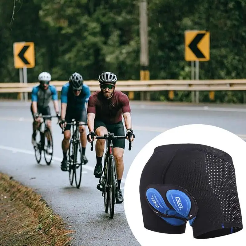 Man 3D GEL Cycling Shorts Bike Protection Shorts Pants 5 Layers Composite Silicone Mats Biking Underwear Cycling Equipment