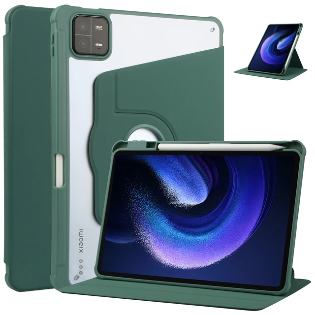 For Xiaomi Pad 6 Case Xiaomi Pad 6 Pro Case Rotating Folio Flip Stand PU  Leather Cover for Xiaomi Mi Pad 6 11 inch Tablet Funda - AliExpress