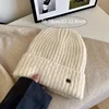 Solid Color Mohair Hair Knitted Hat Fashionable Versatile Curled Edge Ear Protection Hooded Hat Winter Outdoor Woman Warmth Hat 6