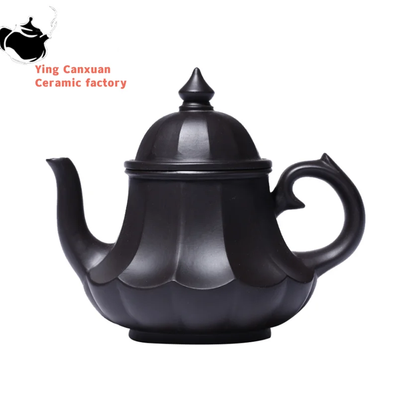 

190ml Yixing Purple Clay Teapots Raw ore Black Mud Tea Pot Kettle Handmade Zisha Teaware Tea Set Chinese Tea Ceremony Customized