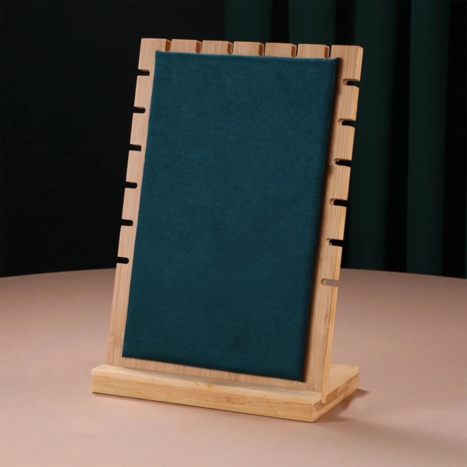 

Wooden Multiple Necklace Display Stand Lightweight Necklace Bracelets Chains Organizer Chains Holder Stands for Pendants Anklets