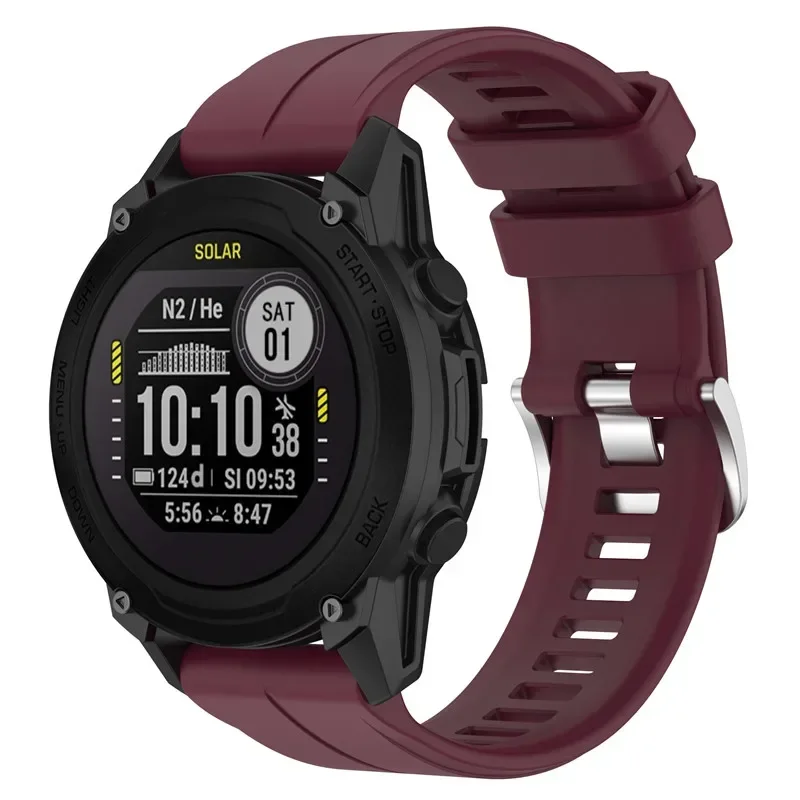 Silicone Sport Wristband Bracelet - 22mm Watch Strap