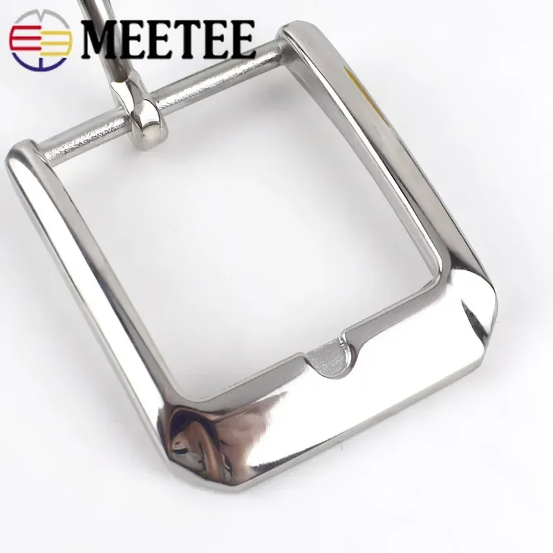 헤비 듀티 40mm 스테인레스 스틸 버클 남성 여성 벨트 핀 버클 청바지 장식 걸쇠 교체 DIY 가죽 공예 액세서리