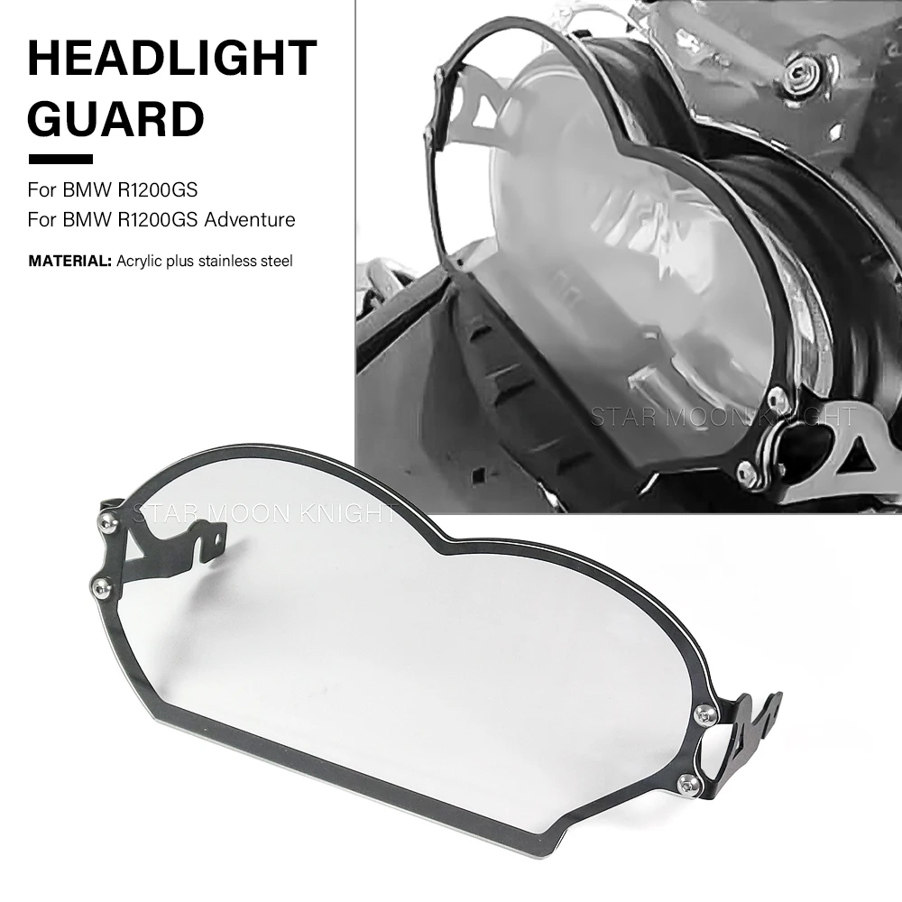 

R 1200 GS Head light Lens Guard For Bmw R1200GS Adventure 2005 - GS 1200 Motorcycle Acrylic Headlight Cover Headlight Guard