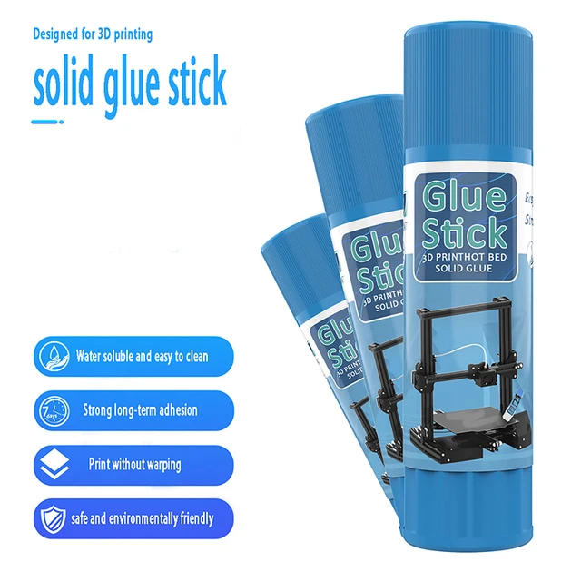 3D Printer Glue Stick Solid Adhesive for Hot Bed Print Filament PLA ABS  PETG TPU Easy Clean PVP Non-Toxic Strong Special Glue - AliExpress