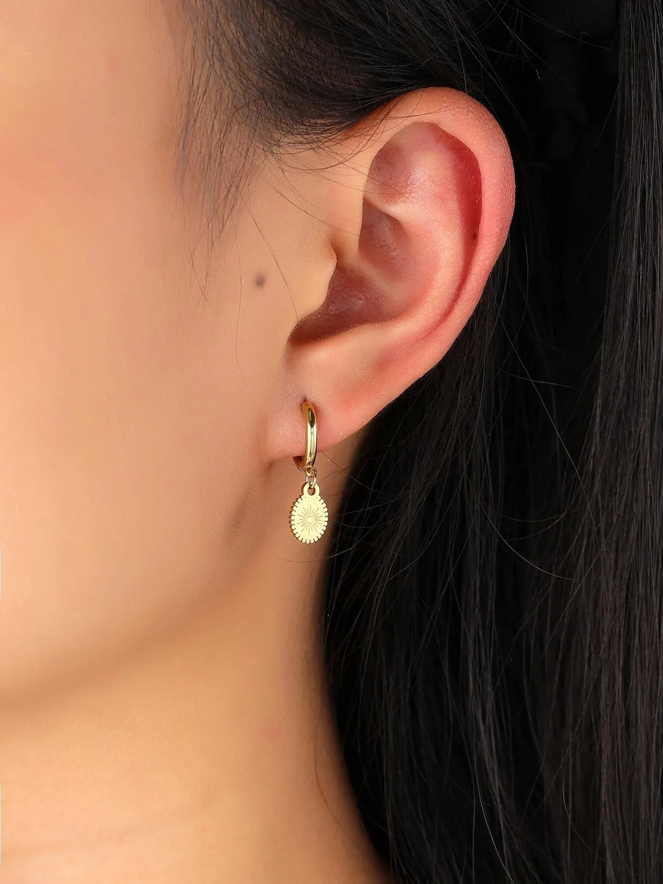 Stainless Steel Non-Tarnish Starlight Minimalist Earring For Women Gift
