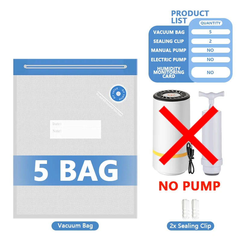 Filament Vacuum Storage Bags with Hand/Electric Pump, 3D Printer Accessories thumbnail 4