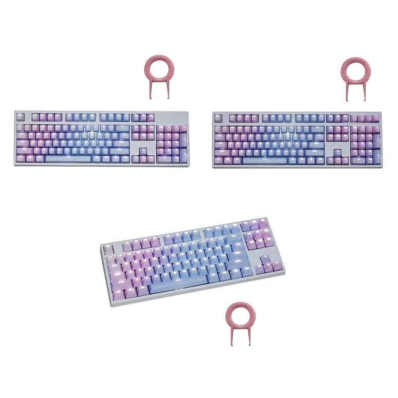 

Keycap Double-shot Mechanical Keyboard PBT Keycap 87 104 108Keys/Set