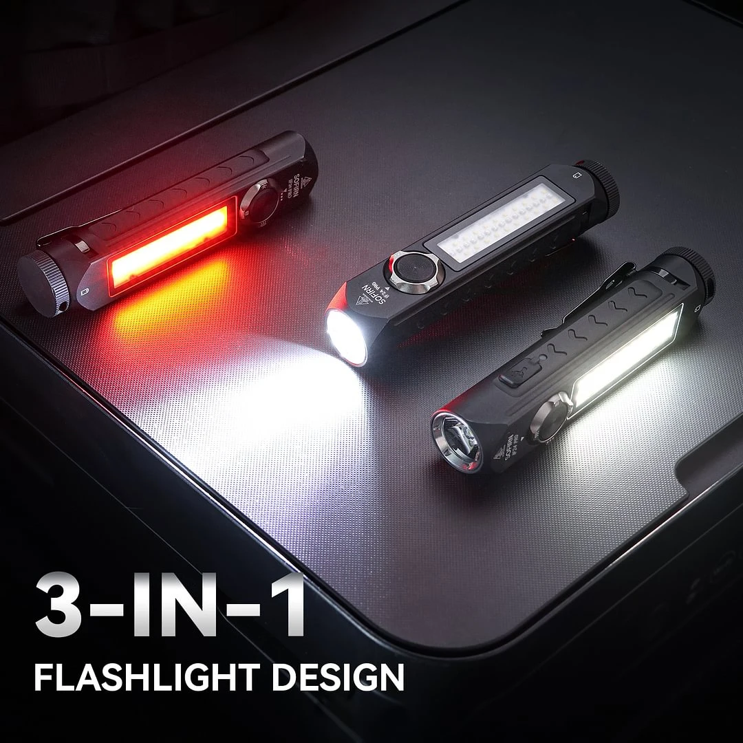 Sofirn IF24 Menő 18650 újratölthető RGB flashlights SFT40 1800lm Piperkőc vezető Rádiózavarok Ízesít vmivel vel Mágneses
