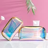 PVC Transparent Cosmetic Bag Women Makeup Storage Clear Organizer Wash Travel Portable Toiletry Multifunction Purse Pouch Bag 6