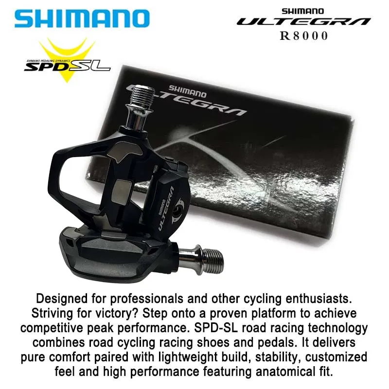 시마노 PD-R540 R550 105 R7000 R8000 SPD-SL 로드 바이크 페달 카본 (SM-SH11 클릿 포함) 자전거 액세서리 자전거 페달