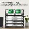Letter tray Desktop storage rack, 3-tier mesh paper tray, documents, letters, office paper storage box 4
