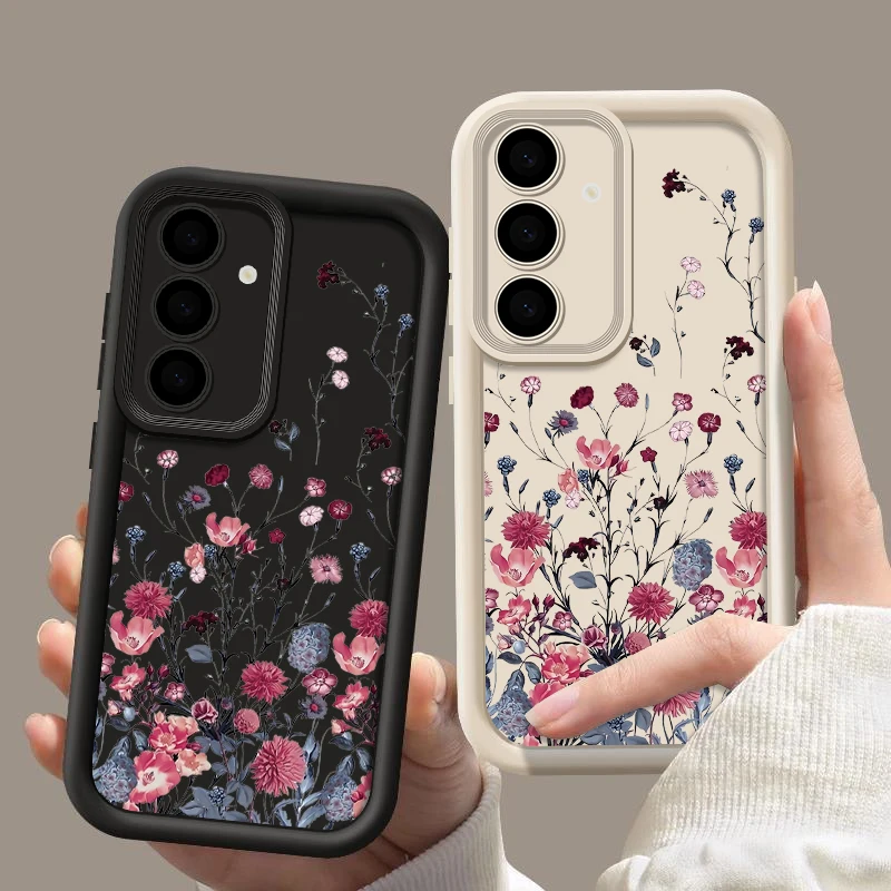 Elegant Floral Design TPU Phone Case