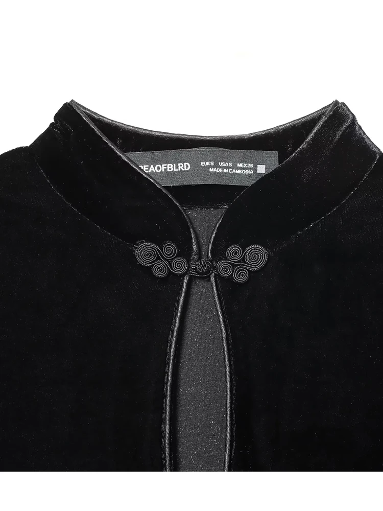 Women's Dress 2025 Autumn New Chinese Style Cheongsam Long Dresses For Women Chic Fashion Velvet Slim Elegant Dress ﻿