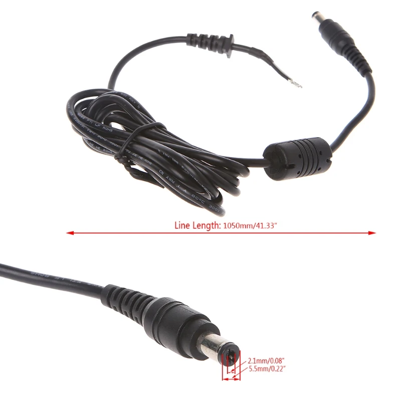 

ioio 3.94ft 2.1mm x 5.5mm for DC Plug Power Adapter Extension Cable, 18AWG Cord for Fujitsu Laptop